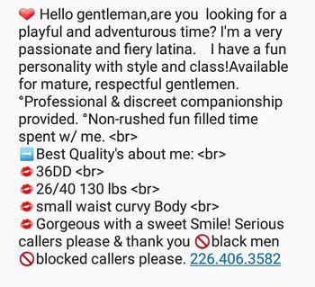 , 25 Latino/Hispanic female escort, Hamilton